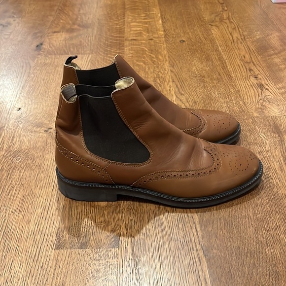 Michelle Pasinkoff Women’s Brown Chelsea Boots - Picture 5 of 7